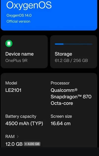 One Plus 9R