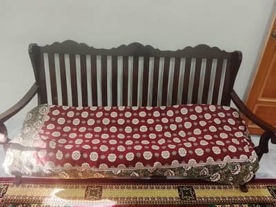 wood sofa