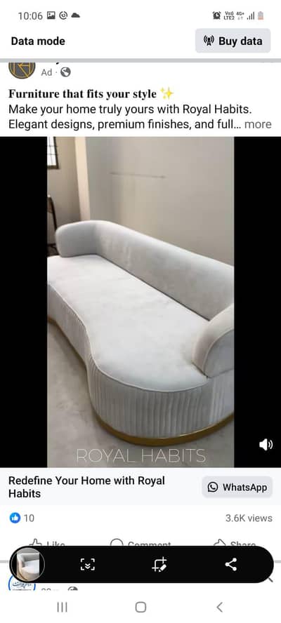 new sofaset