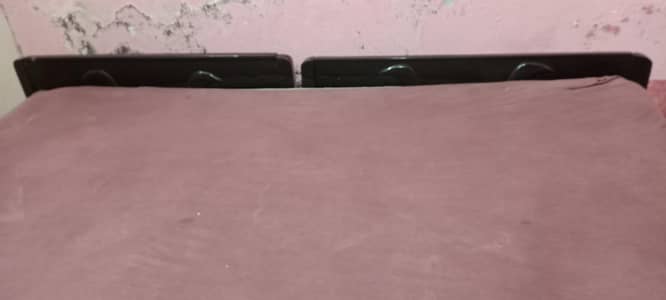 2 single bed pure wood not ply