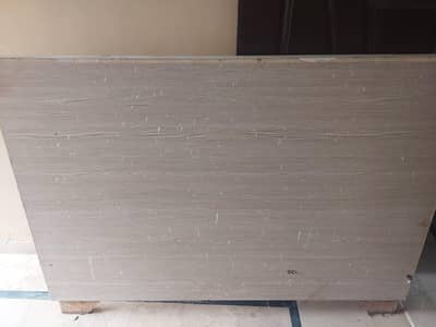 wooden bed