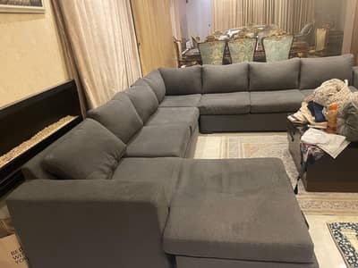 L shape sofa for sale in excellent condition