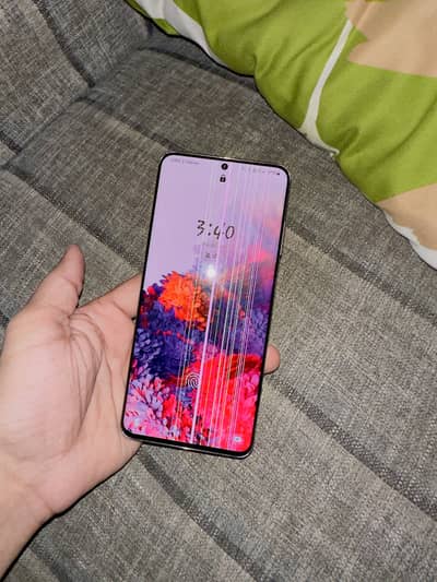 Samsung Mobile S20 Ultra Official PTA dual sim lines on display