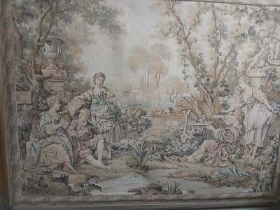ANTIQUE PAINTING WITH ANTIQUE FRAME FOR SALE.