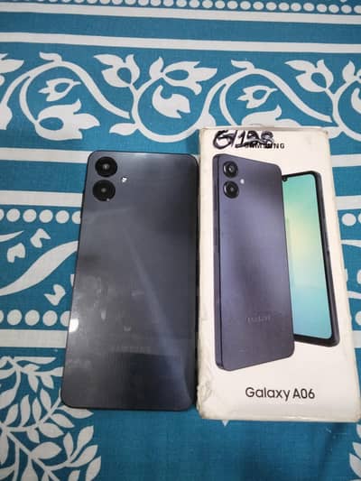 Samsung Mobile A06 official PTA Approve Dual sim 6/128gb saf condition