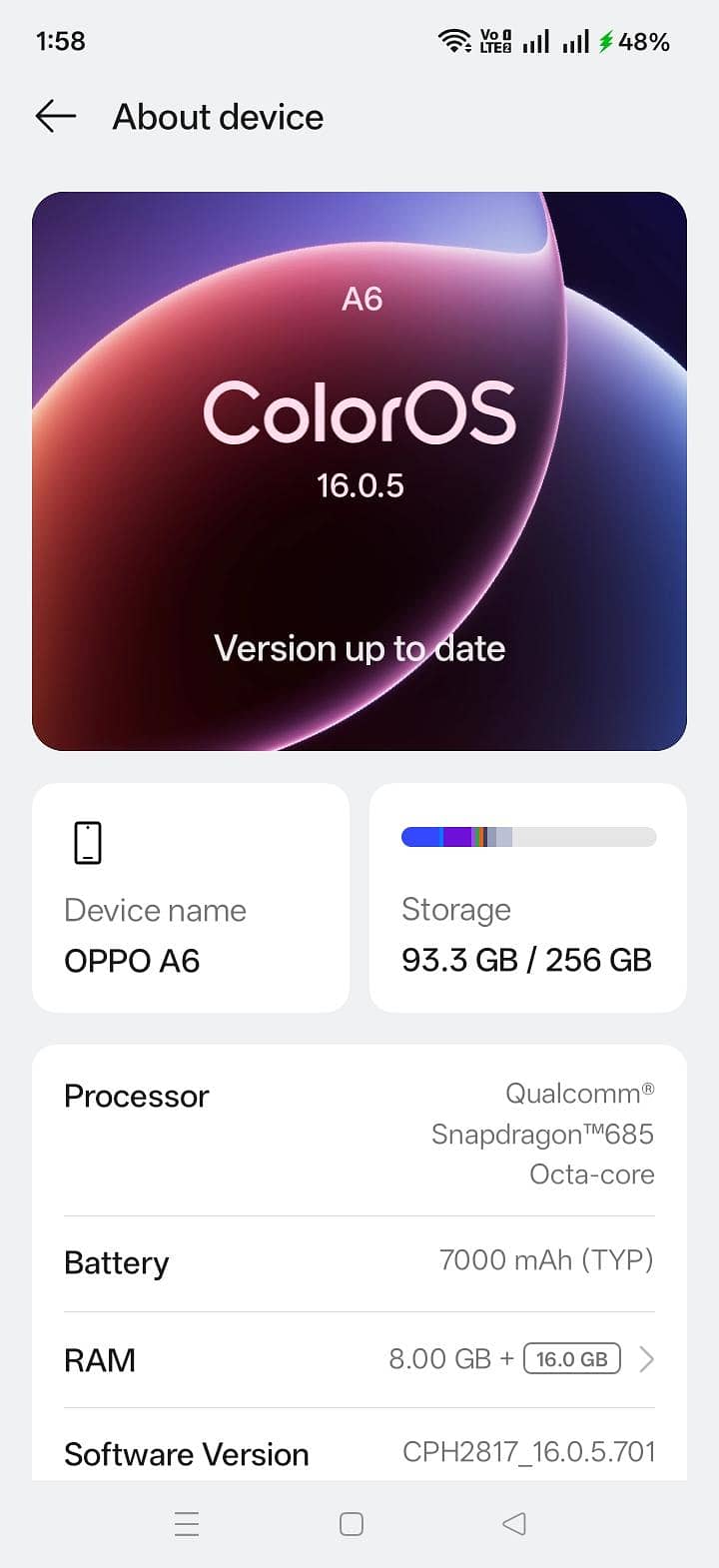 OPPO A6 3