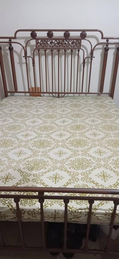 Iron Bed With Mattress