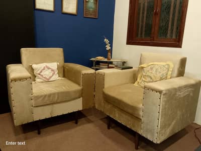 1 seater 2 sofa set. .