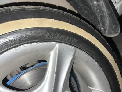 Tube less tyres for mehran 155/70R12 size