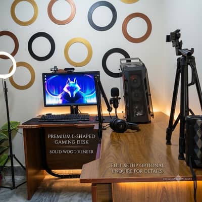 Custome made table for Gaming/Office | L shaped
