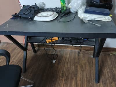 Office Table with book shelve