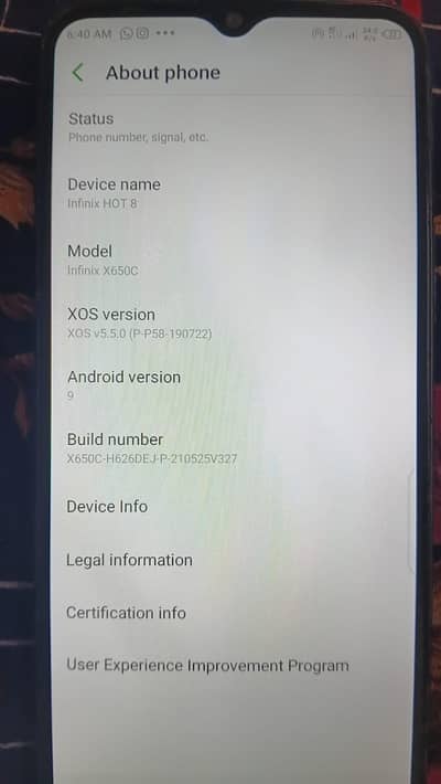 Infinix Hot 8