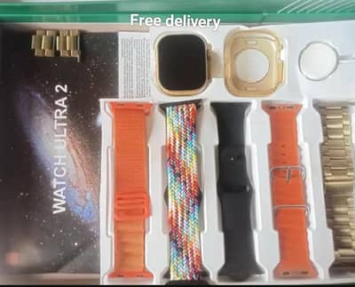 GOLDEN ULTRA WATCH 5STRAPS FREE delivery free