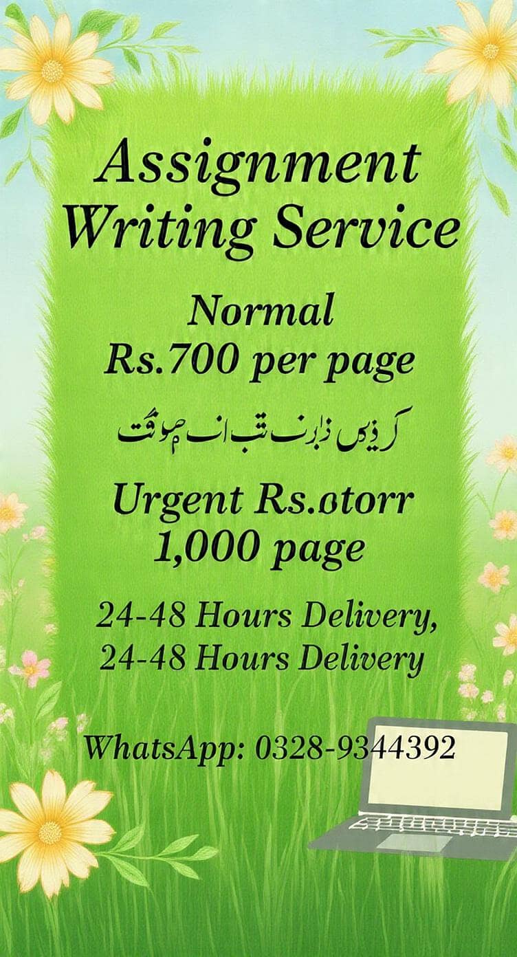 Assignment,, Thesis, Research Rs. 700per page 0