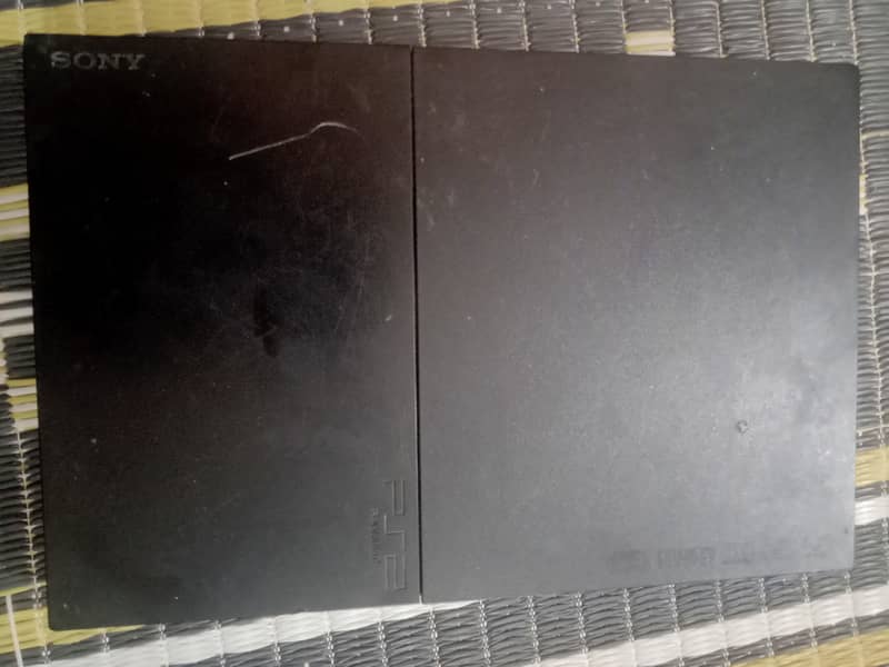 PS2 Slim Console (Working) + 2 Controllers (UNTESTED) & Power Cable 1
