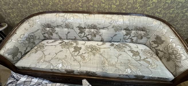Real Oak Wood Sofa