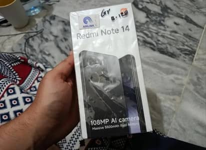 redmi note 14 8-128-vernty4-5months