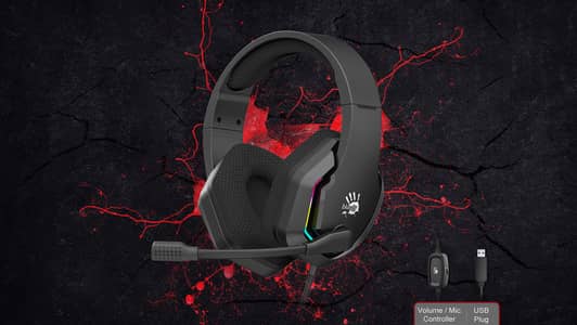 BLOODY G260 Virtual 7.1 Surround Sound USB Gaming Headset - RGB