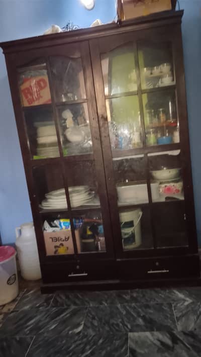 A showcase in good condition is for sale