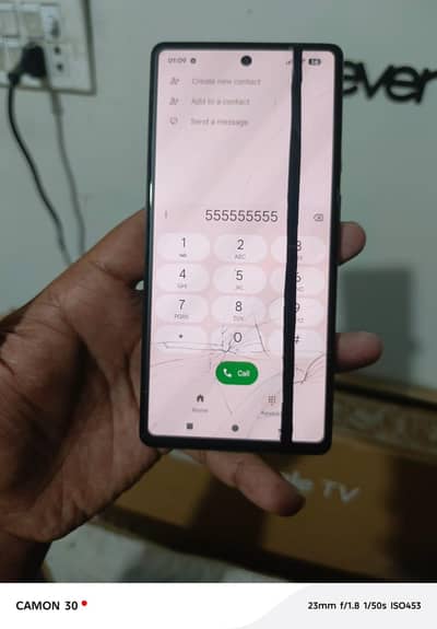 Google pixel 6a approved crack and line finger ok