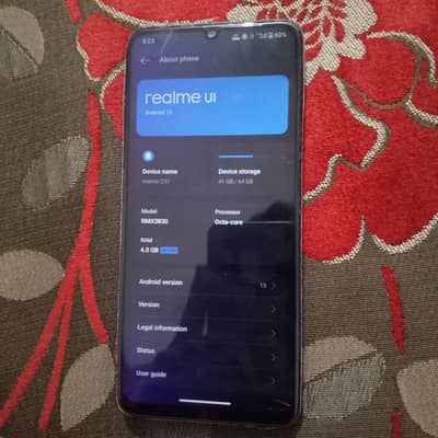 Realme C51 urgent sale 4+8/64 all ok only panel change