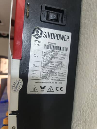 pv5000 warnty manha 10/10conditin