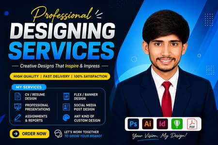 Graphic Designer | Logo, Thumbnail, CV, Resume, Banner & Posters