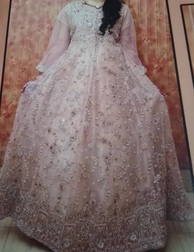 Walima Maxi for women in peach color