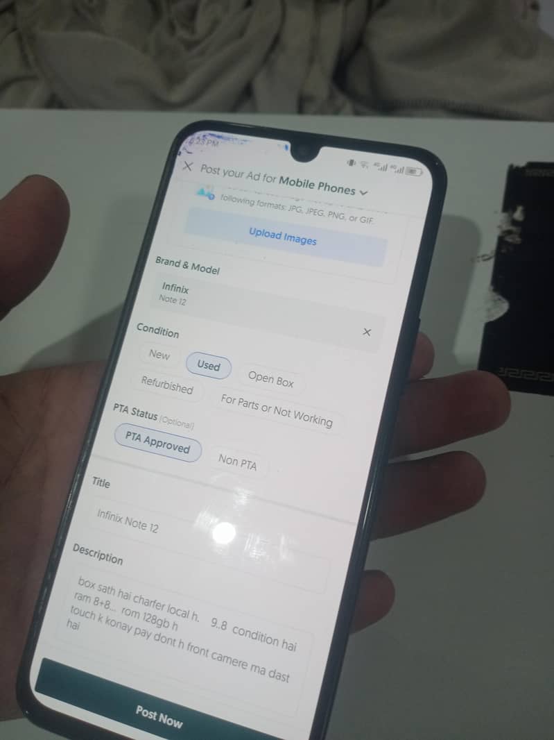 infinix note12 4