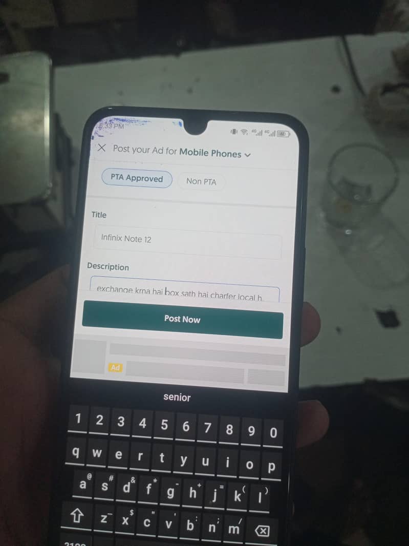 infinix note12 5