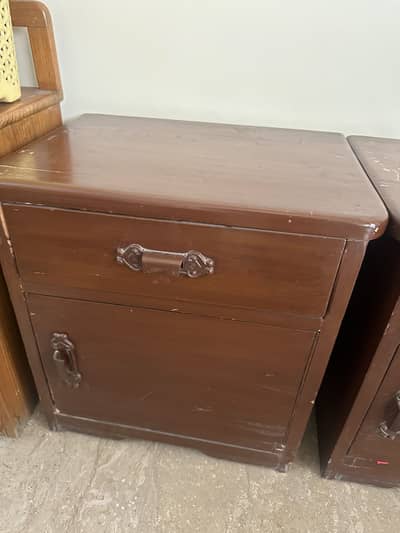 A set of three side tables