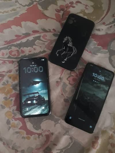 Apple iPhone 11 and Samsung A04