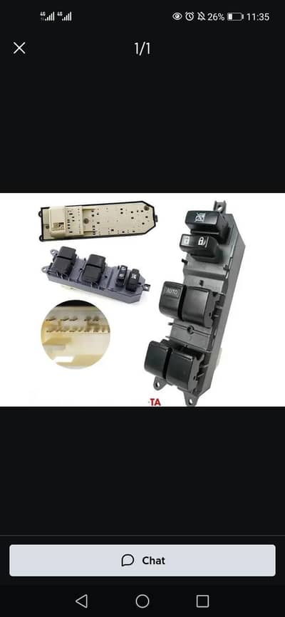Toyata carrolla 2003-2008 model master power window switch