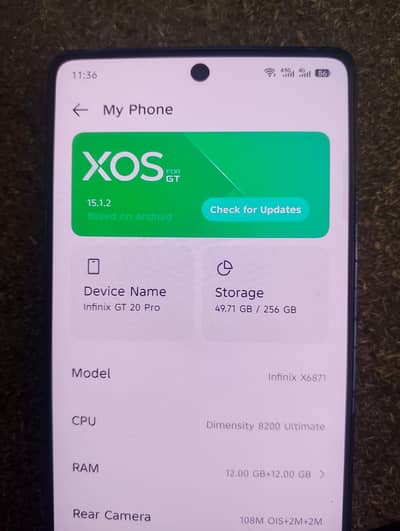 Infinix GT 20 Pro
