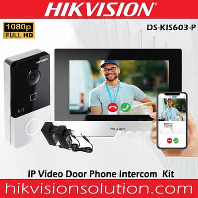 Hikvison WIFI video Door bell Intercom 2 Way Audio  Electric Lock
