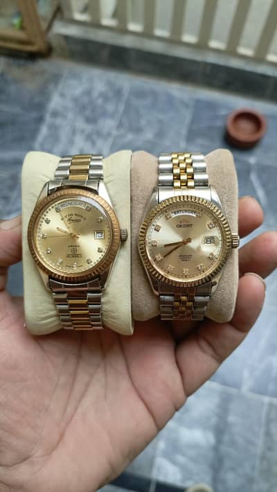 Orient and West End President Watches