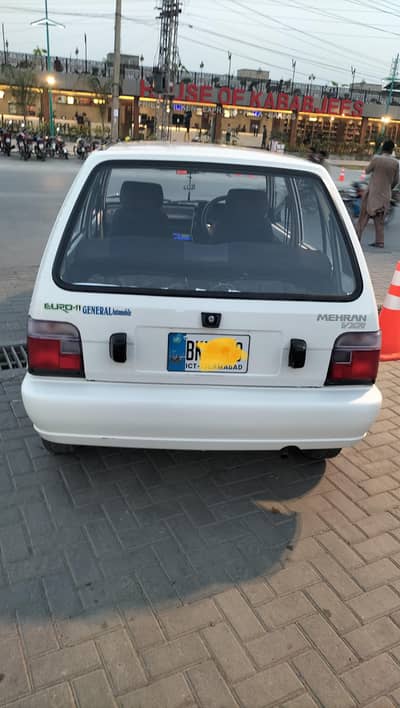 Suzuki Mehran VXR 2013 Islamabad number