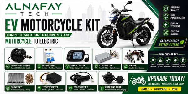 EV Motorcycle Conversion Kit – 1000W Complete Kit