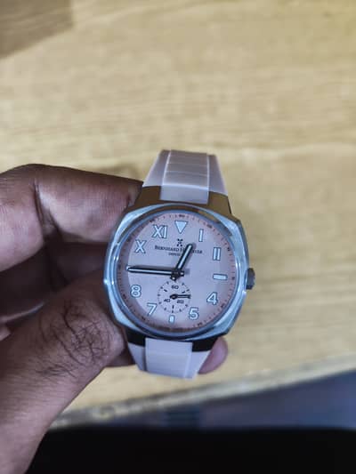 BERNHARD H MAYER OMNI SWISS LADIES WATCH PINK COLOR