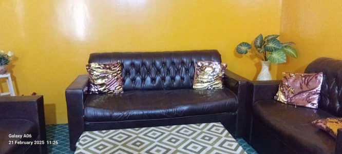 sofa set 7 seater without cushions and tables