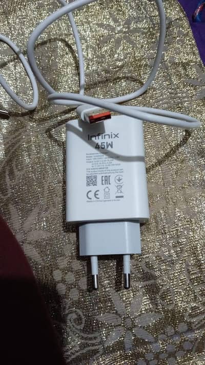 Infinix Note 50 Box Pulled Charger 45W
