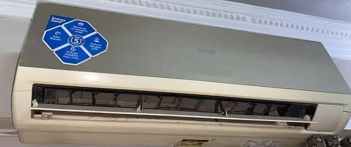 Haier 1.5 ton Non inverter Totally genuine No repier luch condition
