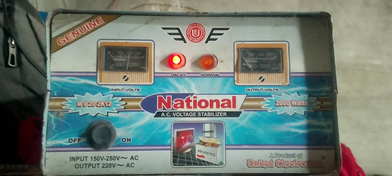 Voltage stablizer. 3