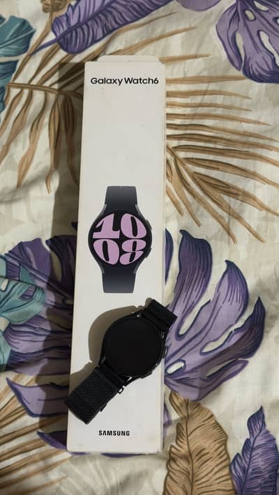 Samung watch 6 40mm with box
