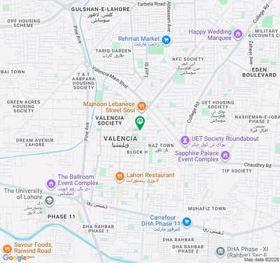 1 KANAL PLOT FOR SALE IN VALENCIA TOWN LAHORE