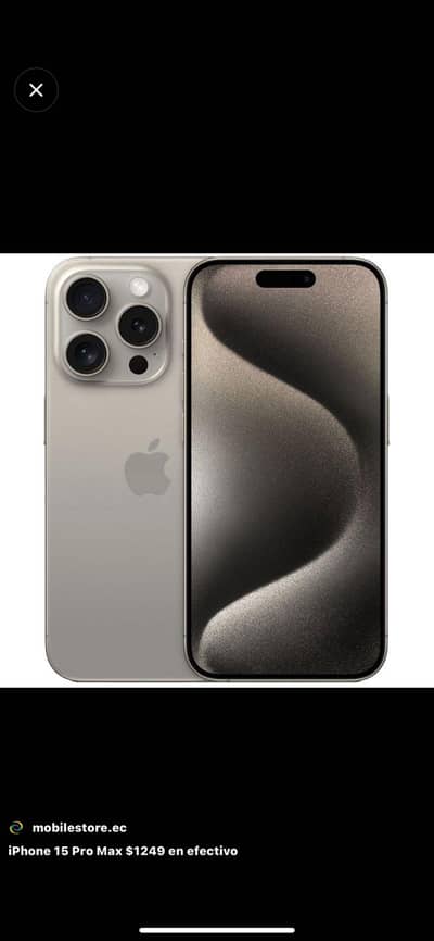 Apple iPhone 15 pro max