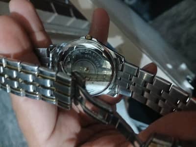 orgnail watch fitron conpnyb water prof  just 3 bar use hyui hai