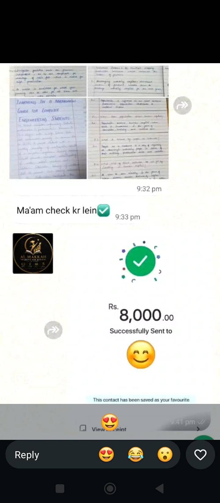 ھینڈ رایٹنگ اسائمنٹ ورک  روزانہ کام روزانہ کیش 1