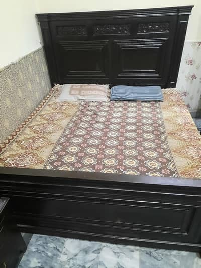chinoti King size bed in brown color 03055640089