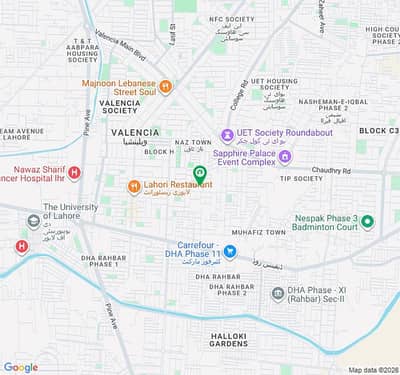 1 KANAL PLOT FOR SALE IN VALENCIA TOWN LAHORE